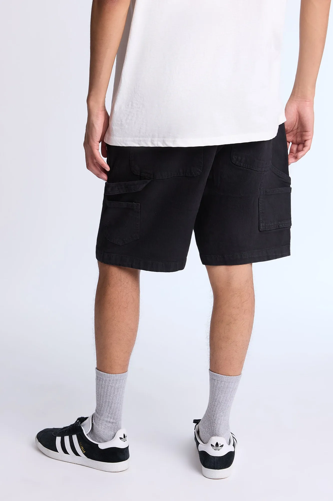 Arsenic Mens Denim Carpenter Shorts