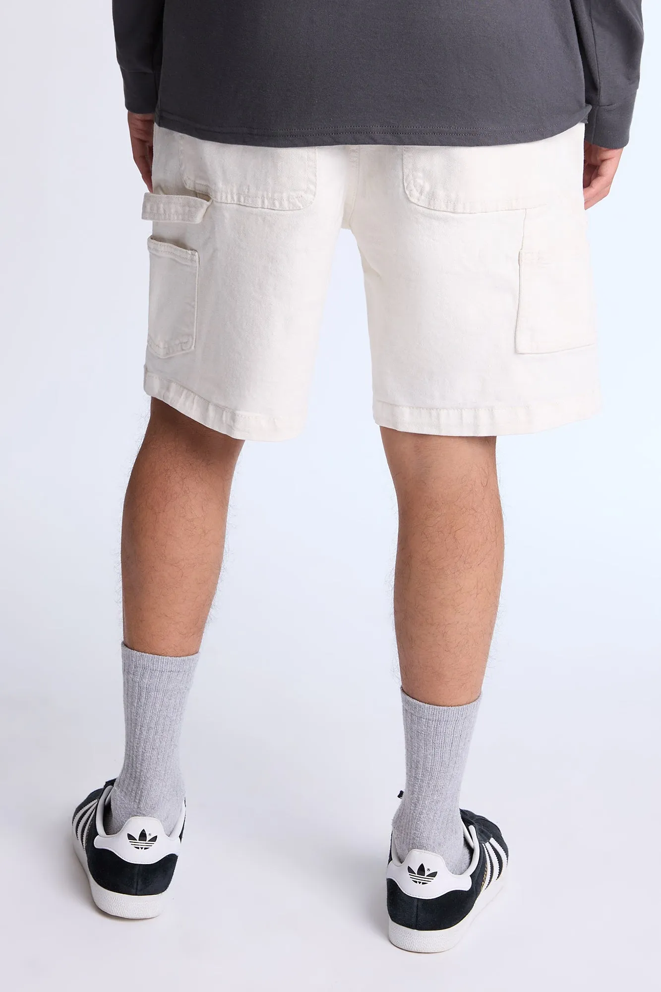 Arsenic Mens Denim Carpenter Shorts