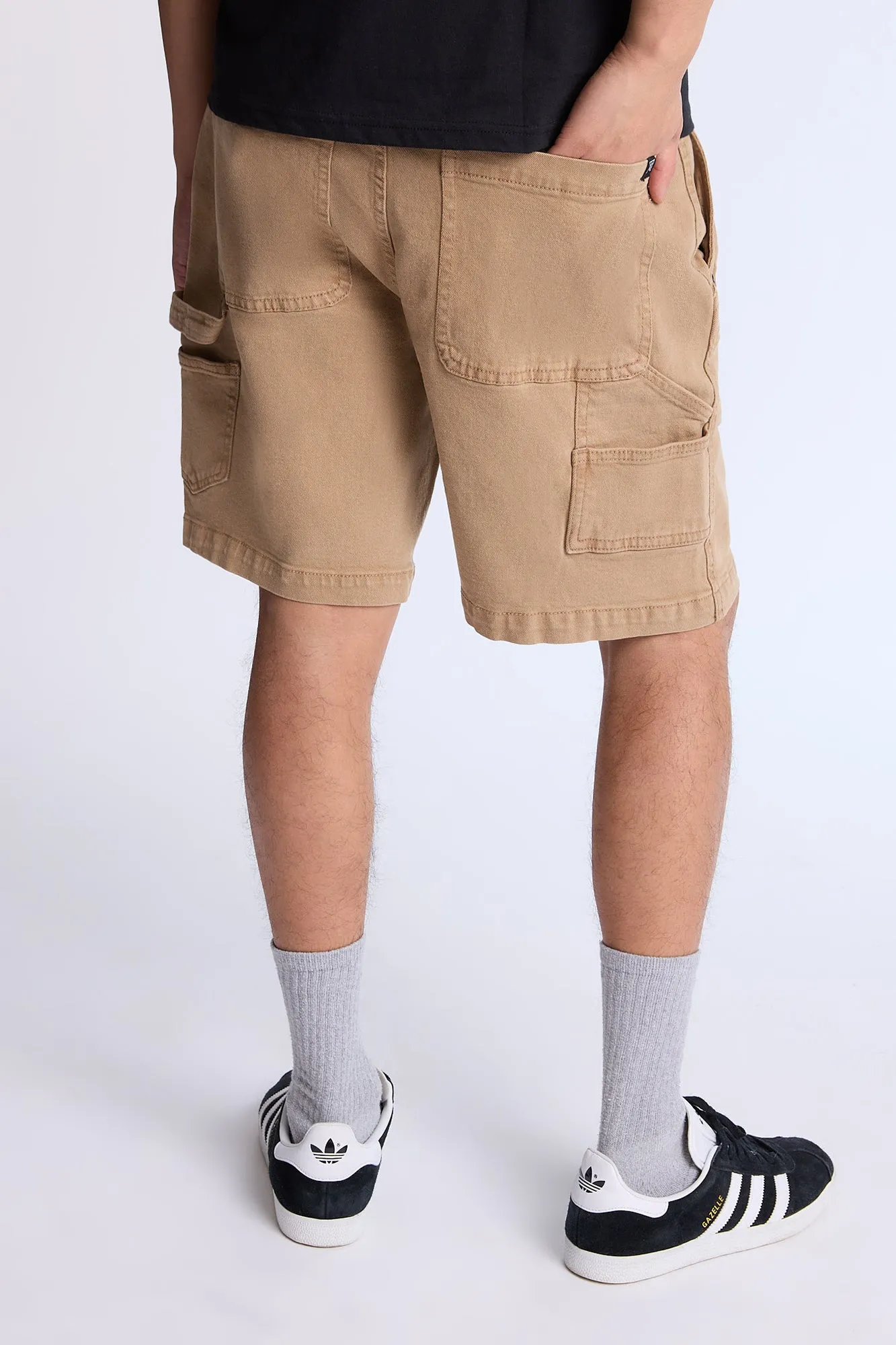 Arsenic Mens Denim Carpenter Shorts
