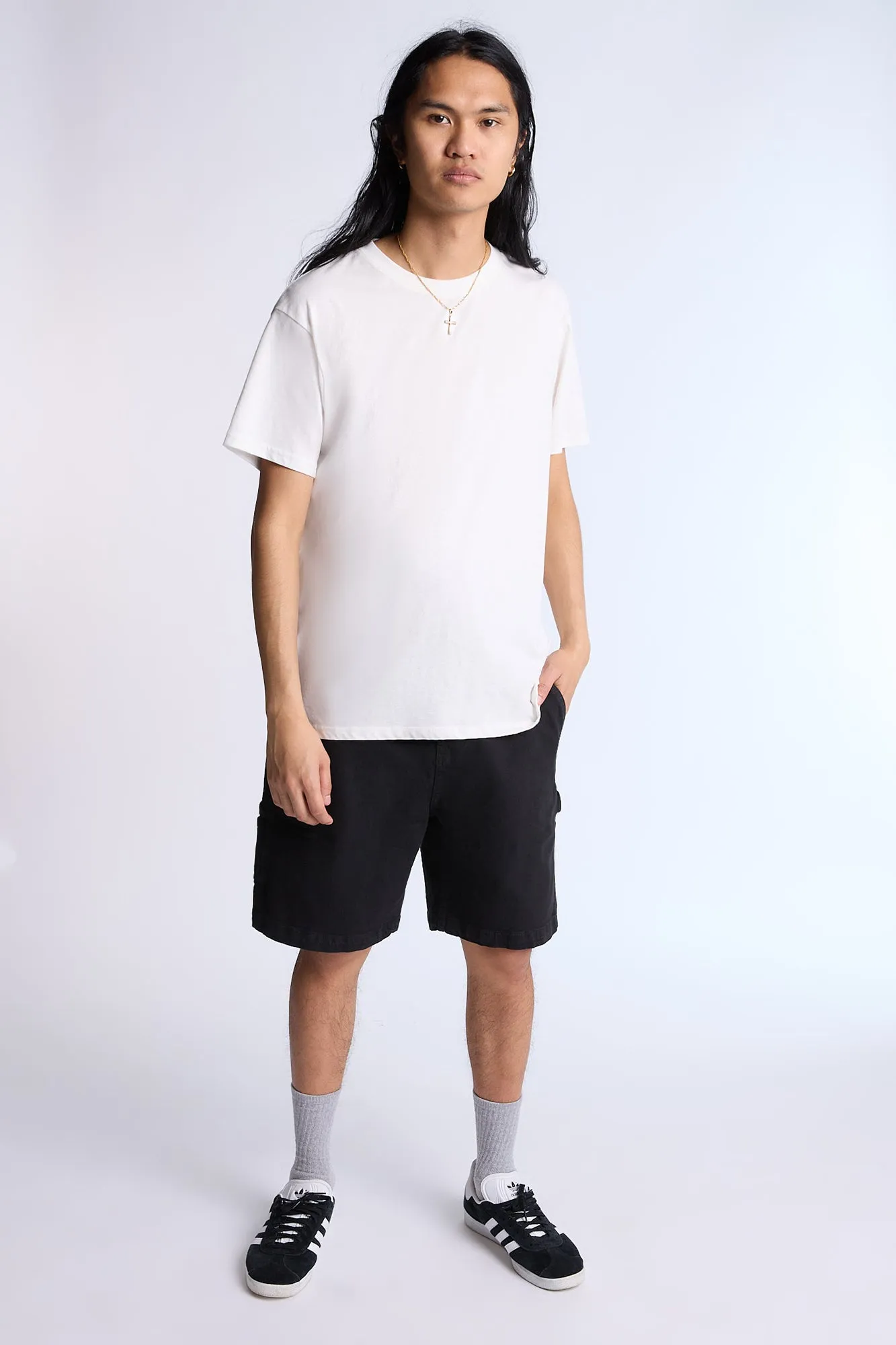 Arsenic Mens Denim Carpenter Shorts