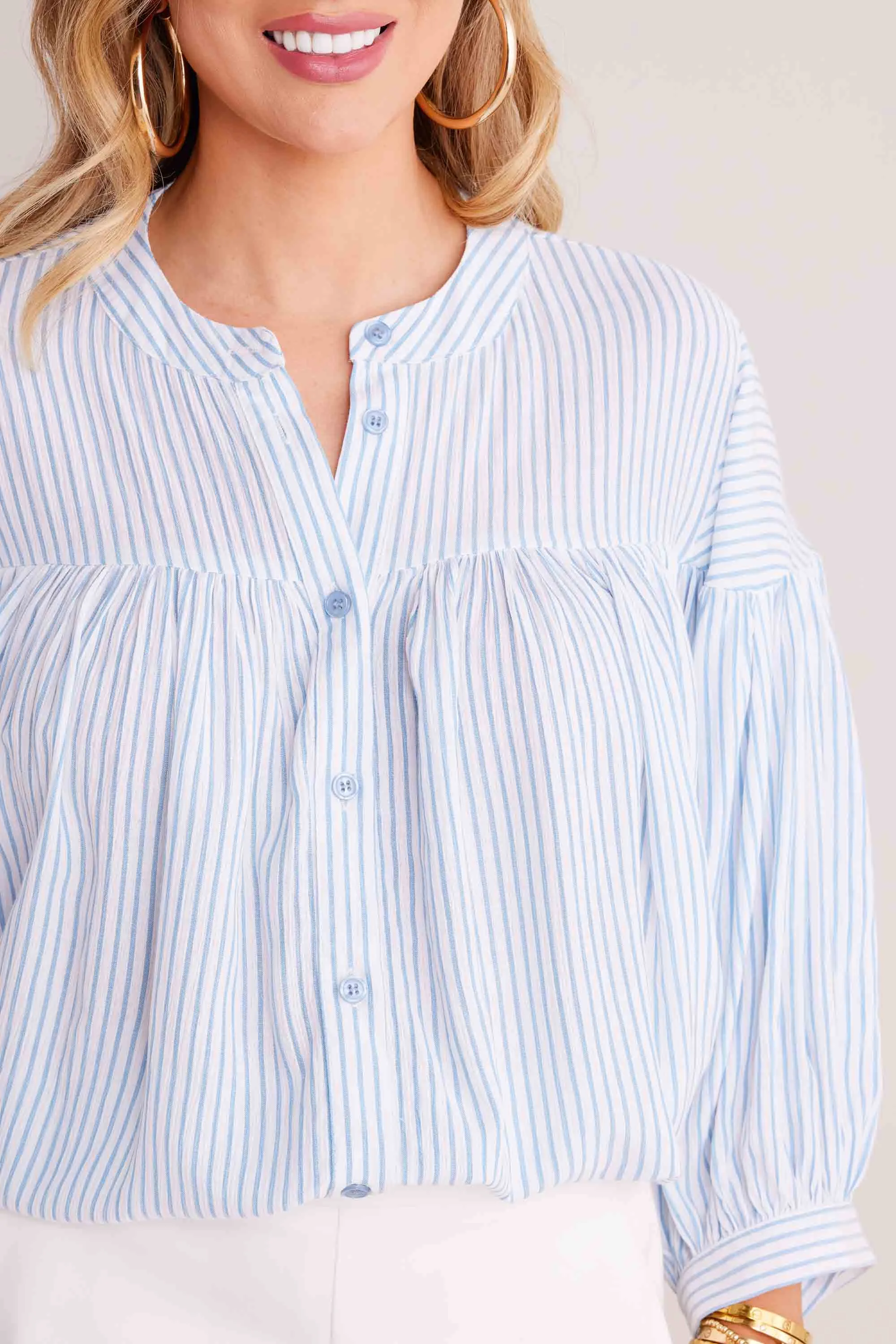 Avalynn Top- Blue