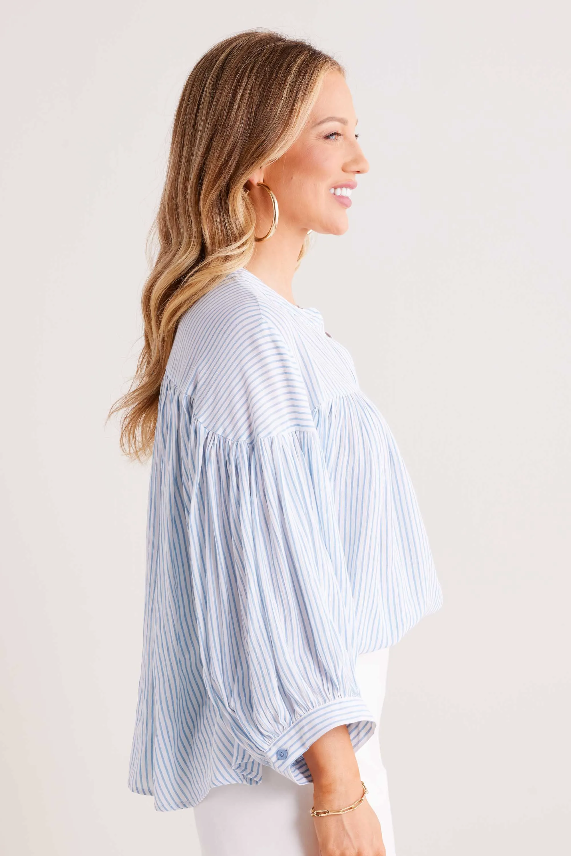 Avalynn Top- Blue