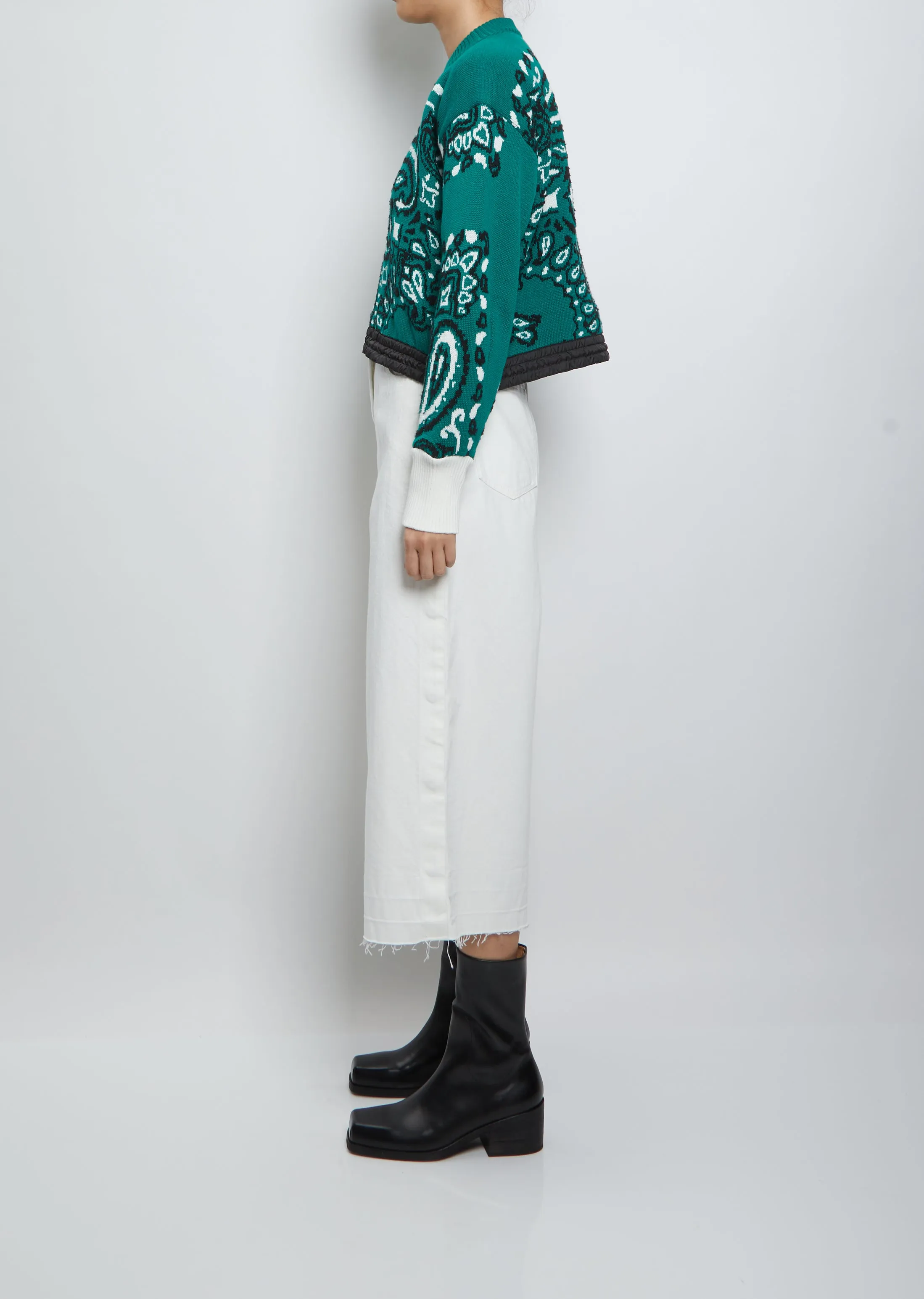 Bandana Knit Pullover
