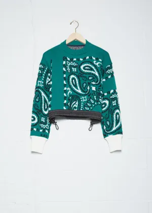Bandana Knit Pullover