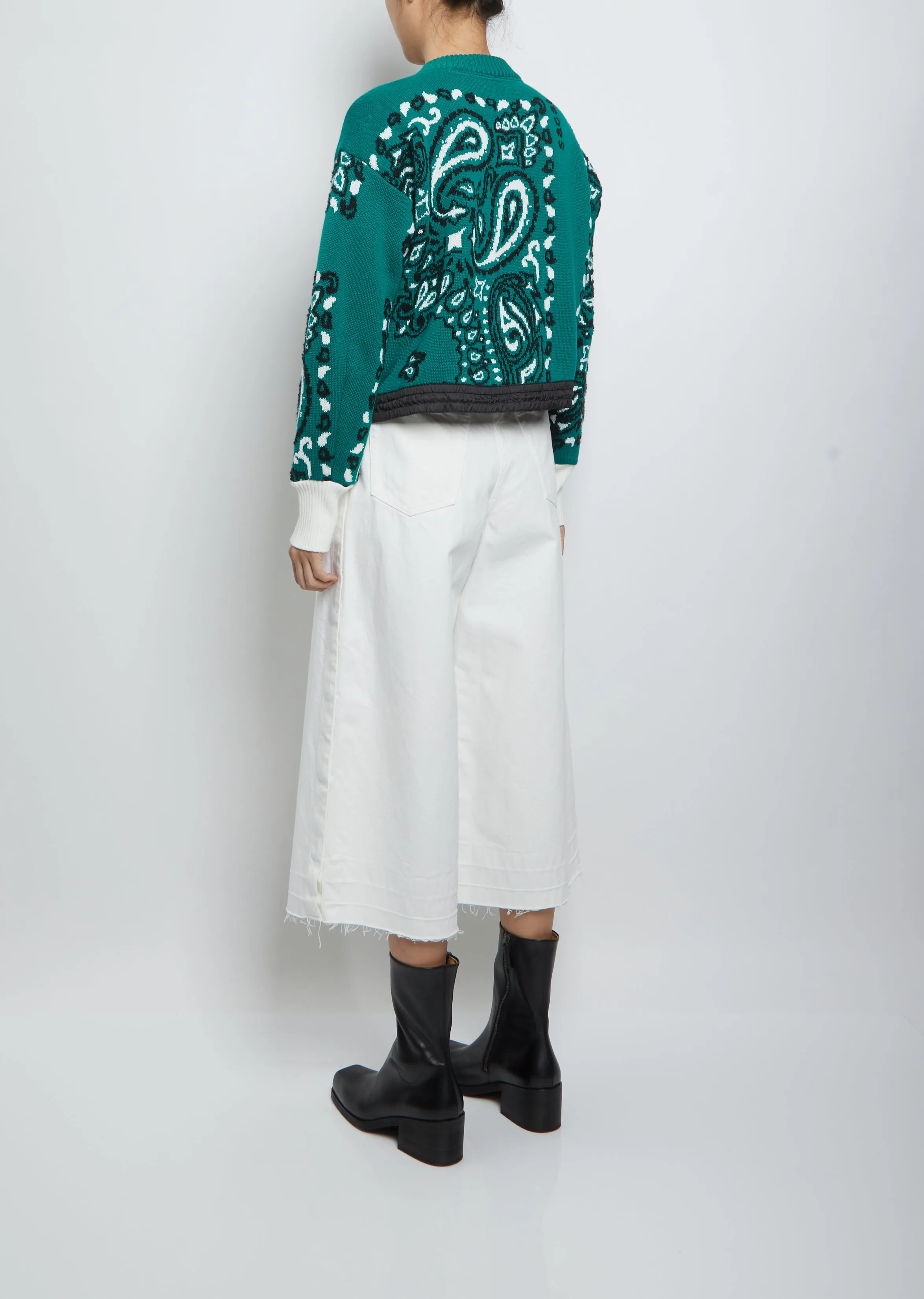 Bandana Knit Pullover