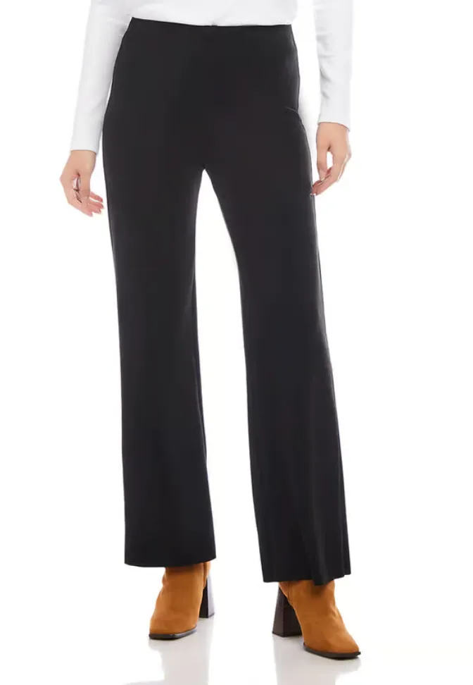 Black Faux Suede Pants