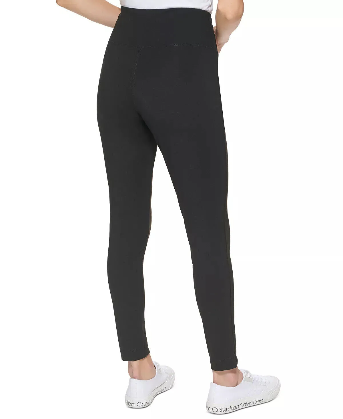 Calvin Klein Faux Suede Front Pull On Pants