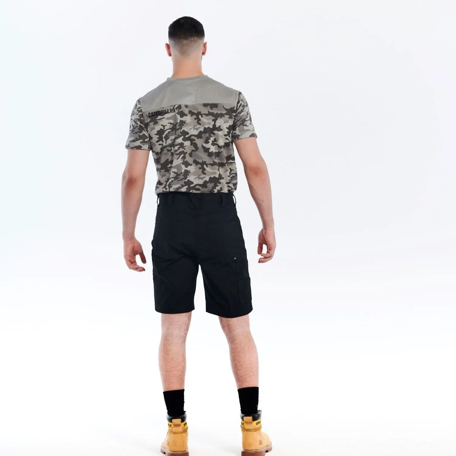 CAT Men's Stretch Canvas Utility Work Shorts