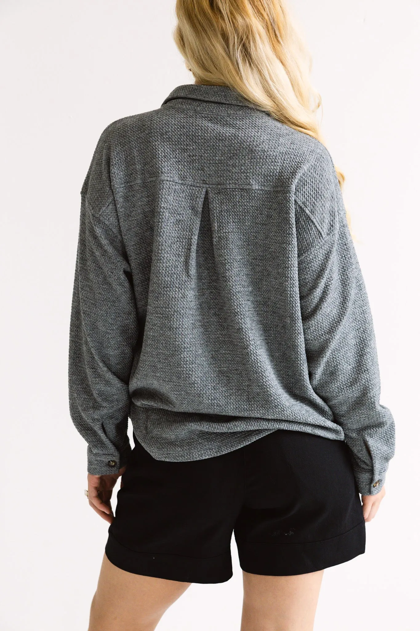 Cozy Knit Button-Up Sweater