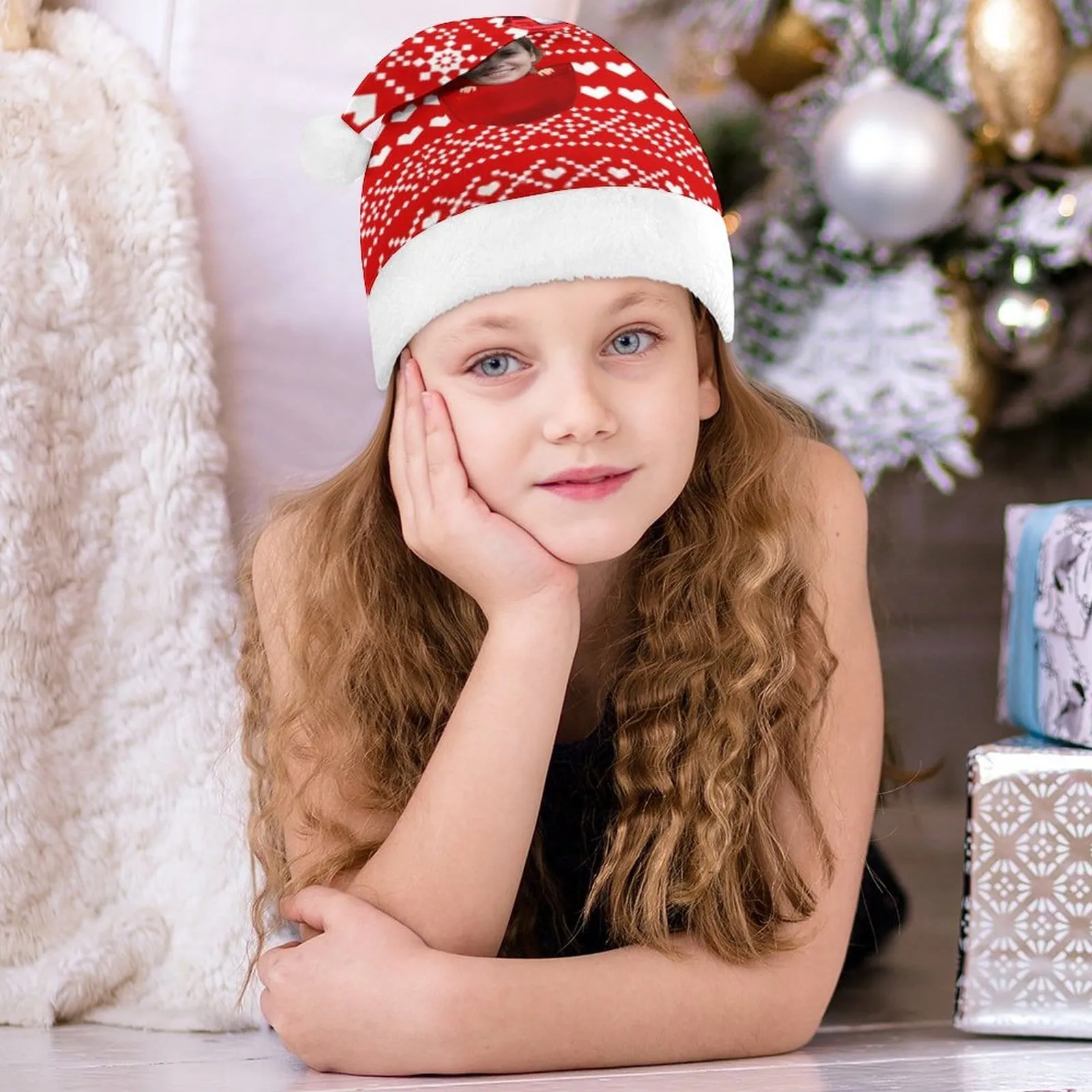 Custom Face Best Gift Christmas Hat