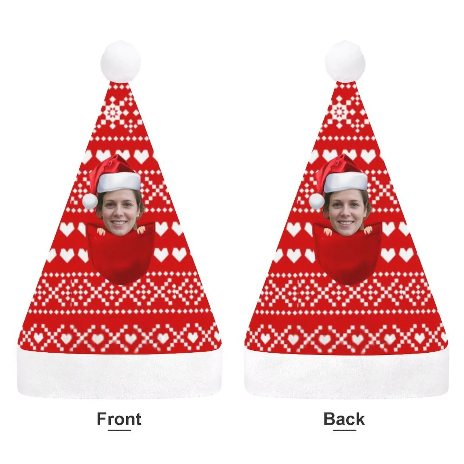 Custom Face Best Gift Christmas Hat
