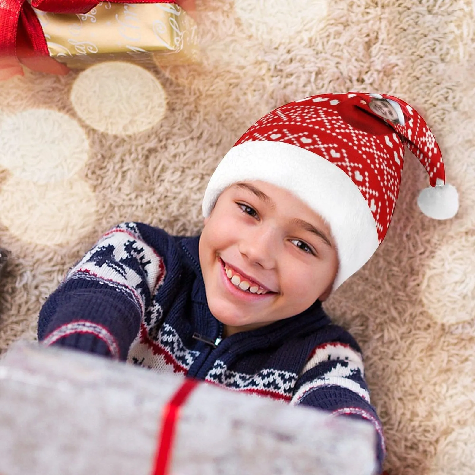 Custom Face Best Gift Christmas Hat