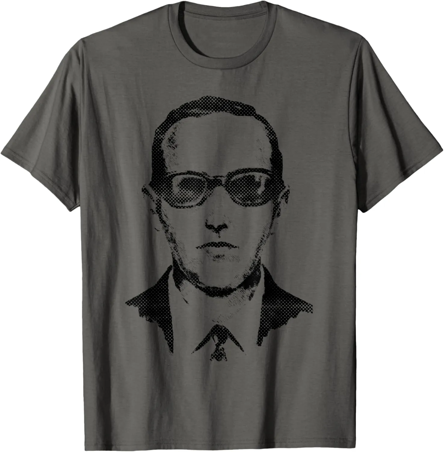 DB Cooper, Artists Impression, Halftone Police Sketch T-Shirt, Grey