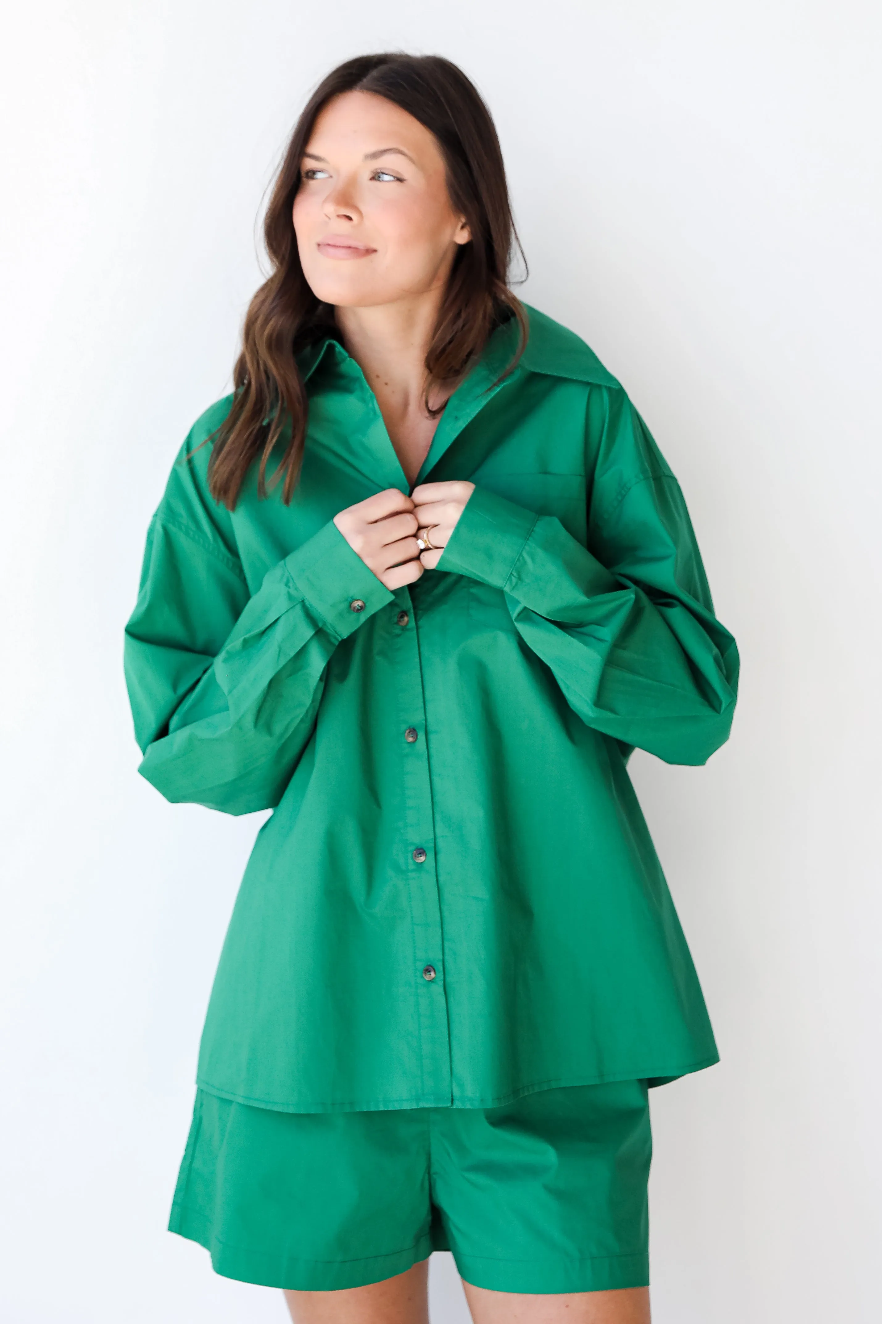 FINAL SALE - Taking Charge Button-Up Blouse