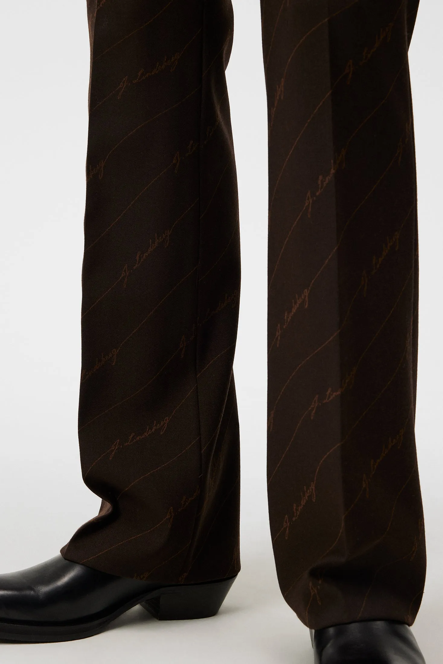 Gomor Brown Stripe Pants / Delicioso