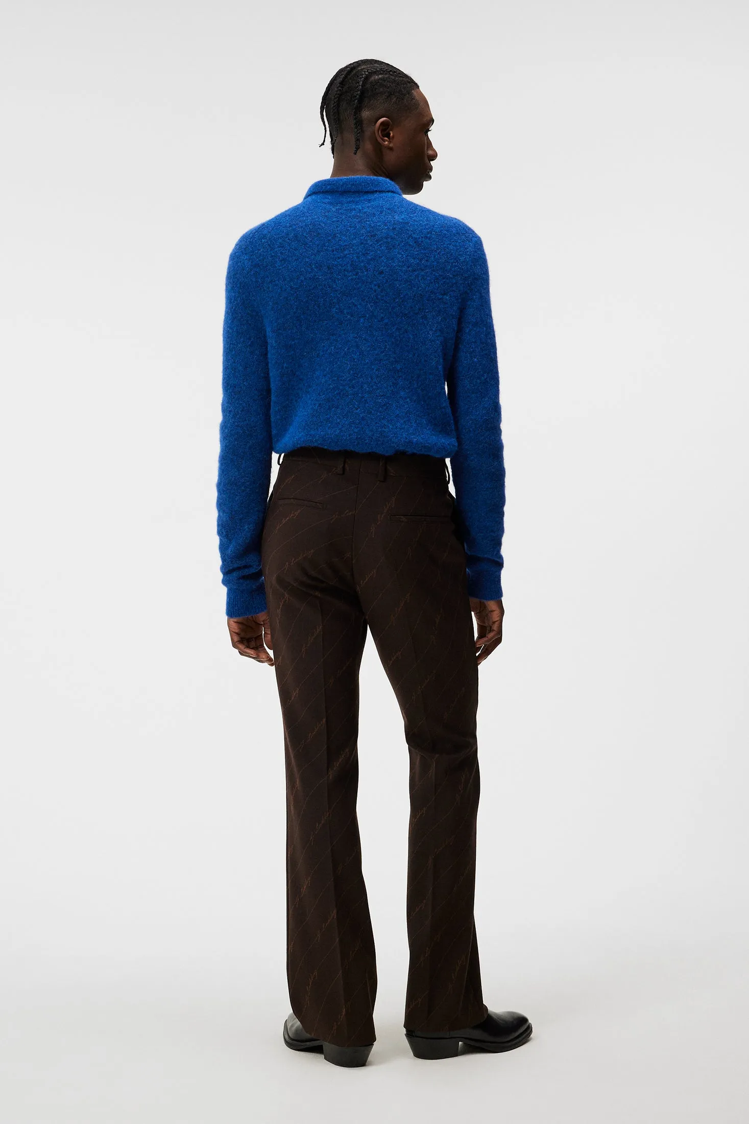 Gomor Brown Stripe Pants / Delicioso