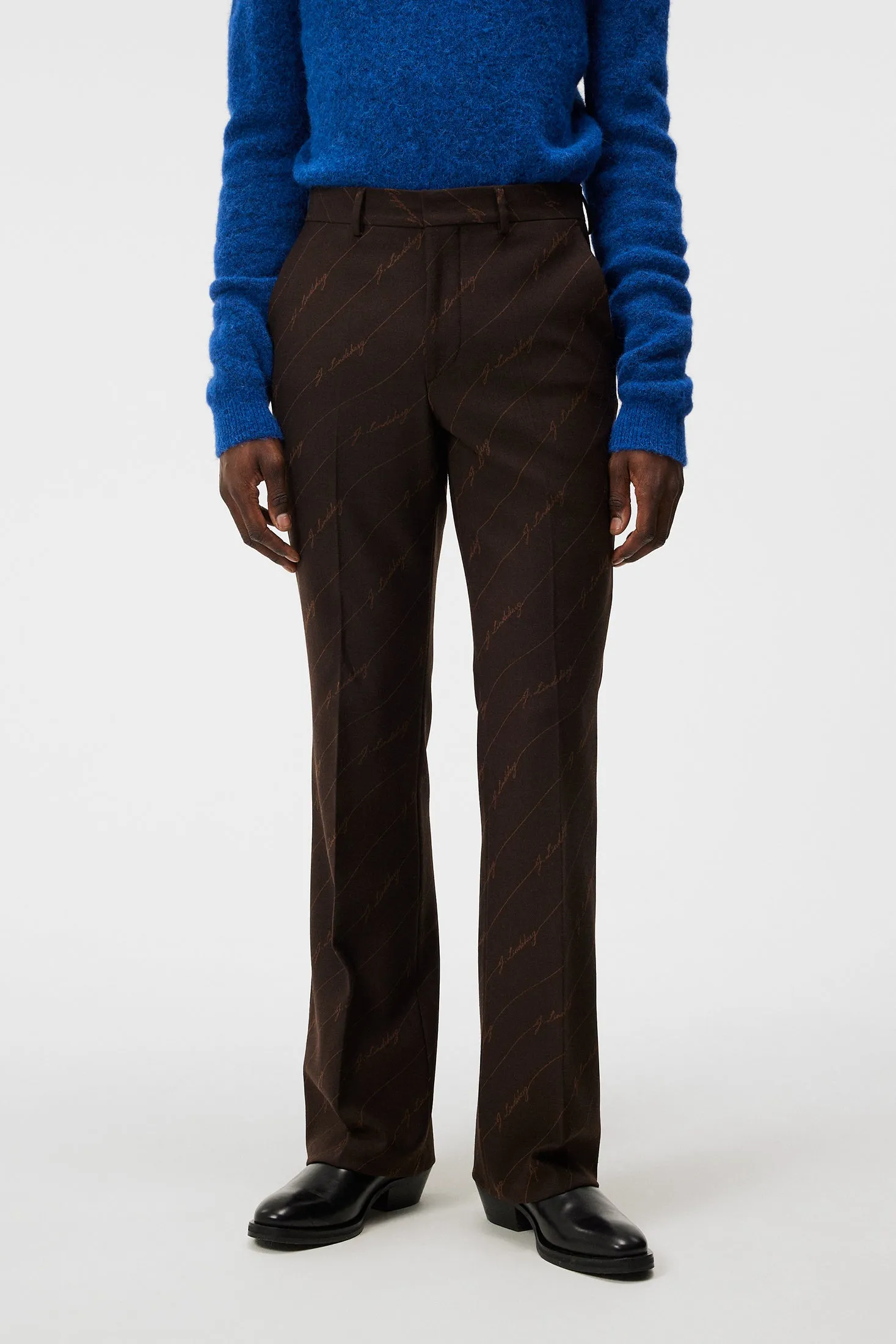 Gomor Brown Stripe Pants / Delicioso