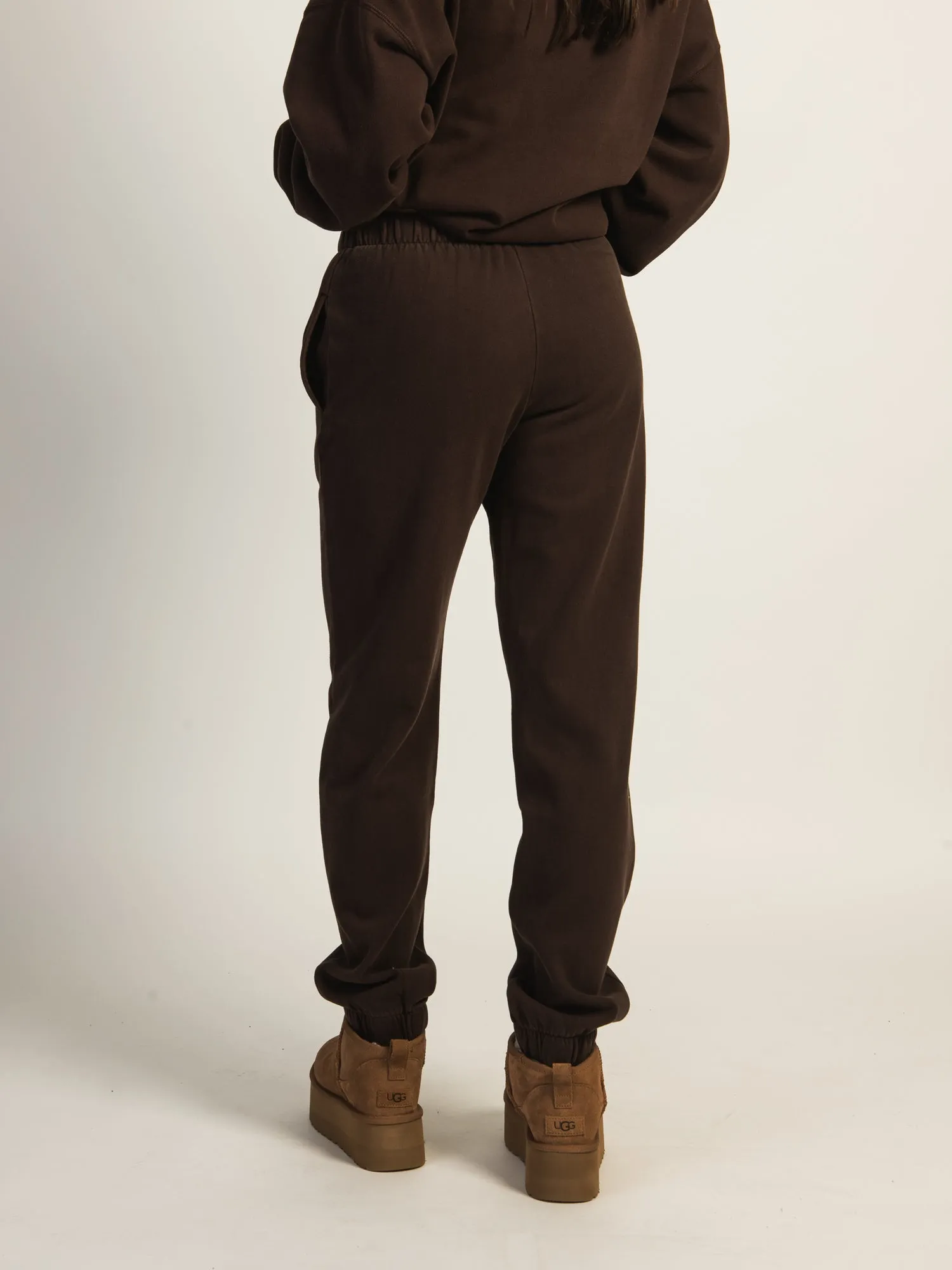 HARLOW JORDANA RELAXED SWEATPANT - CHOCOLATE