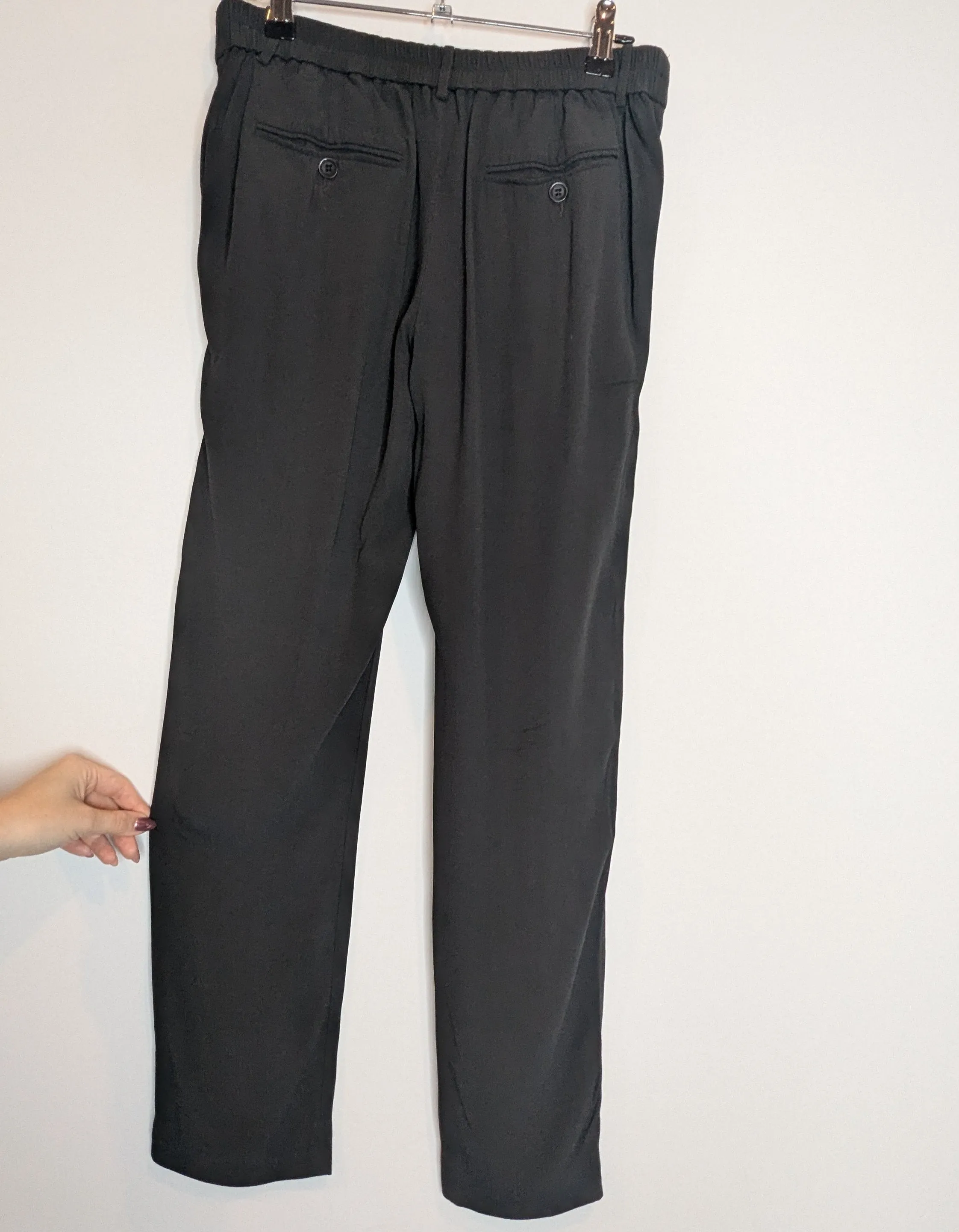 Isabel Marant Mid Rise Tailored Grey Charcoal Pants