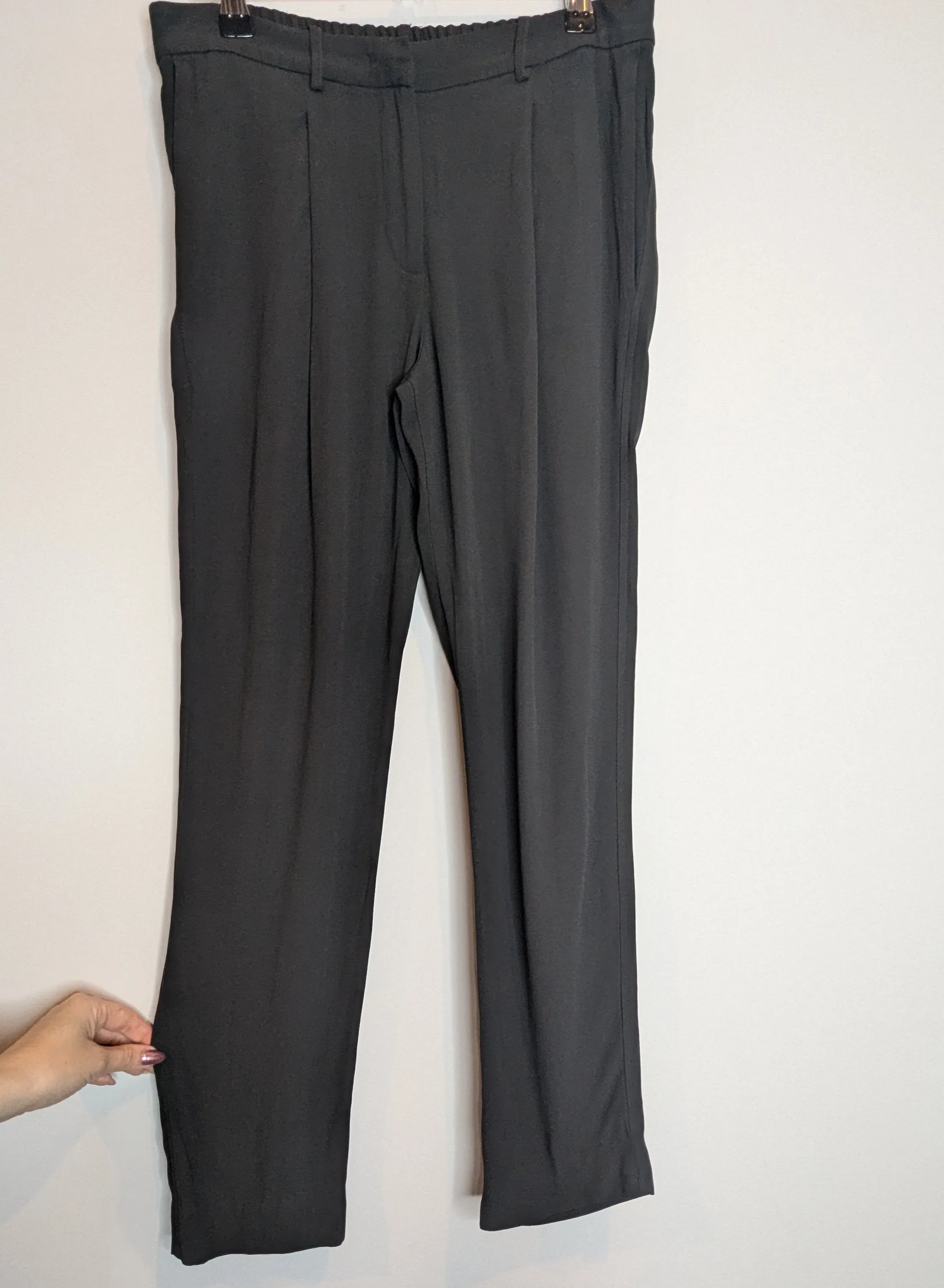 Isabel Marant Mid Rise Tailored Grey Charcoal Pants