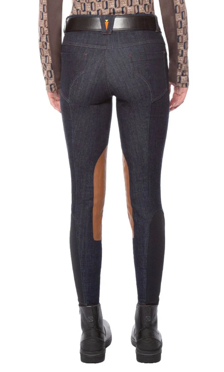 Kerrits Stretch Denim Knee Patch Breech