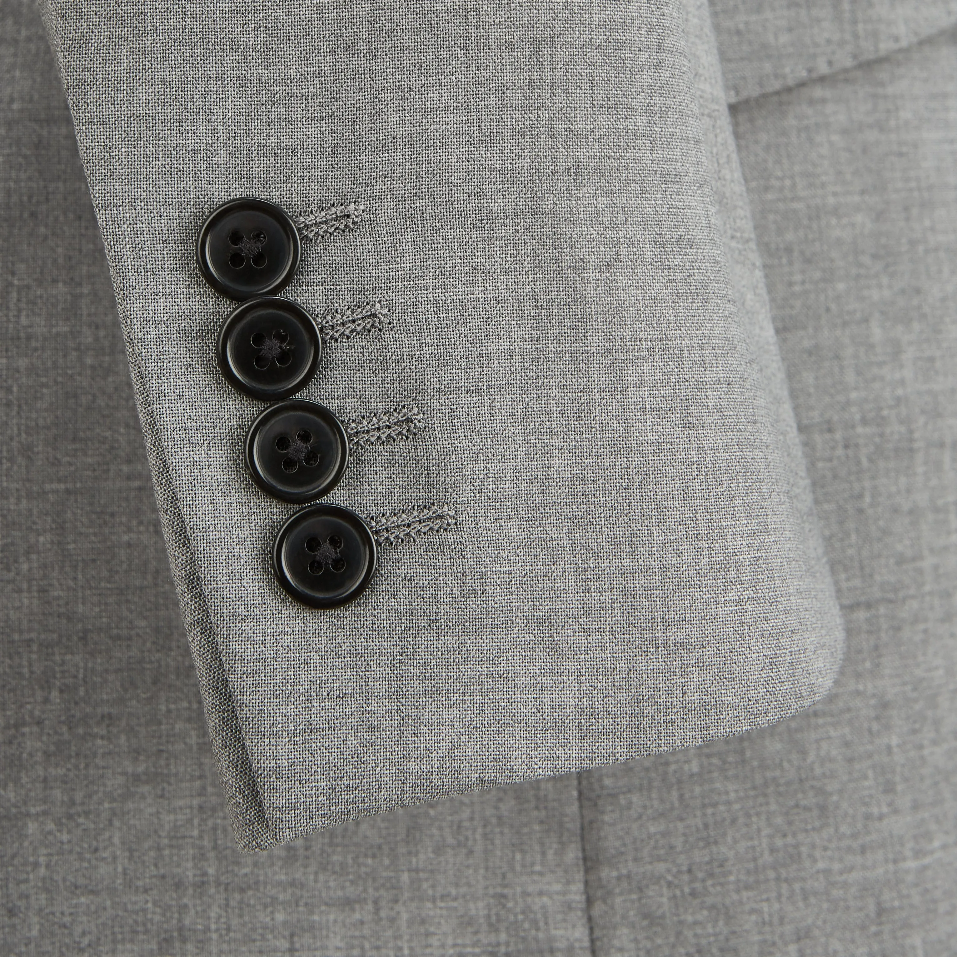 Kilburn Grey Tropical Twist Wool Suit