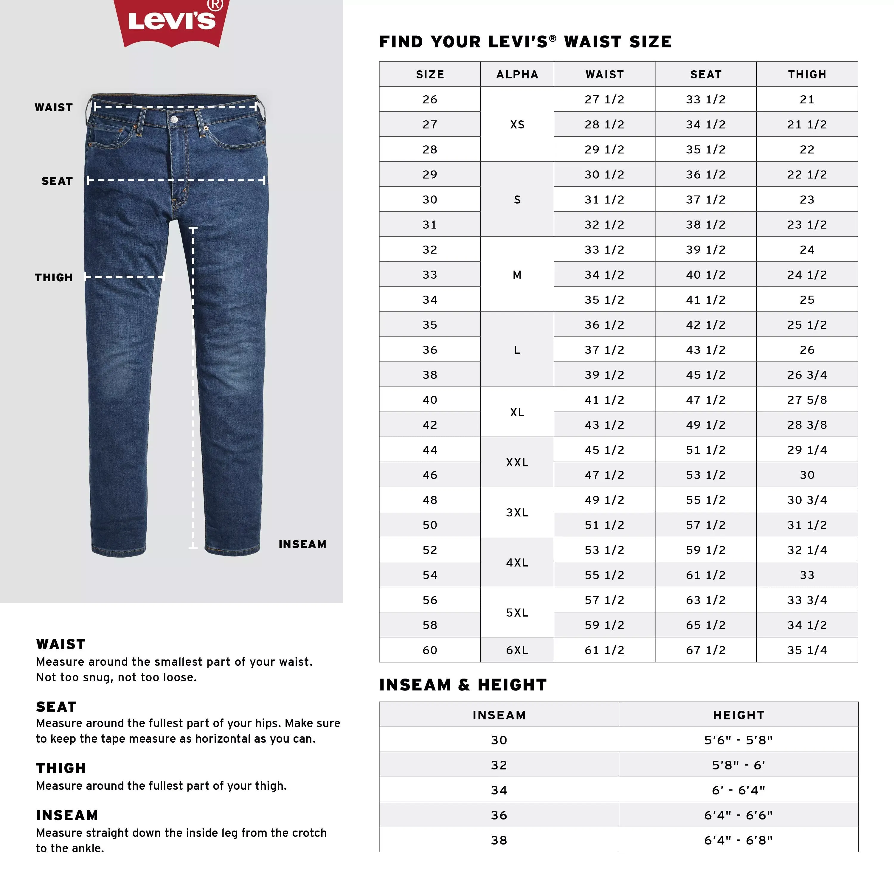 Levi's 541 All Seasons Men's Sports Stretch Skinny Jeans