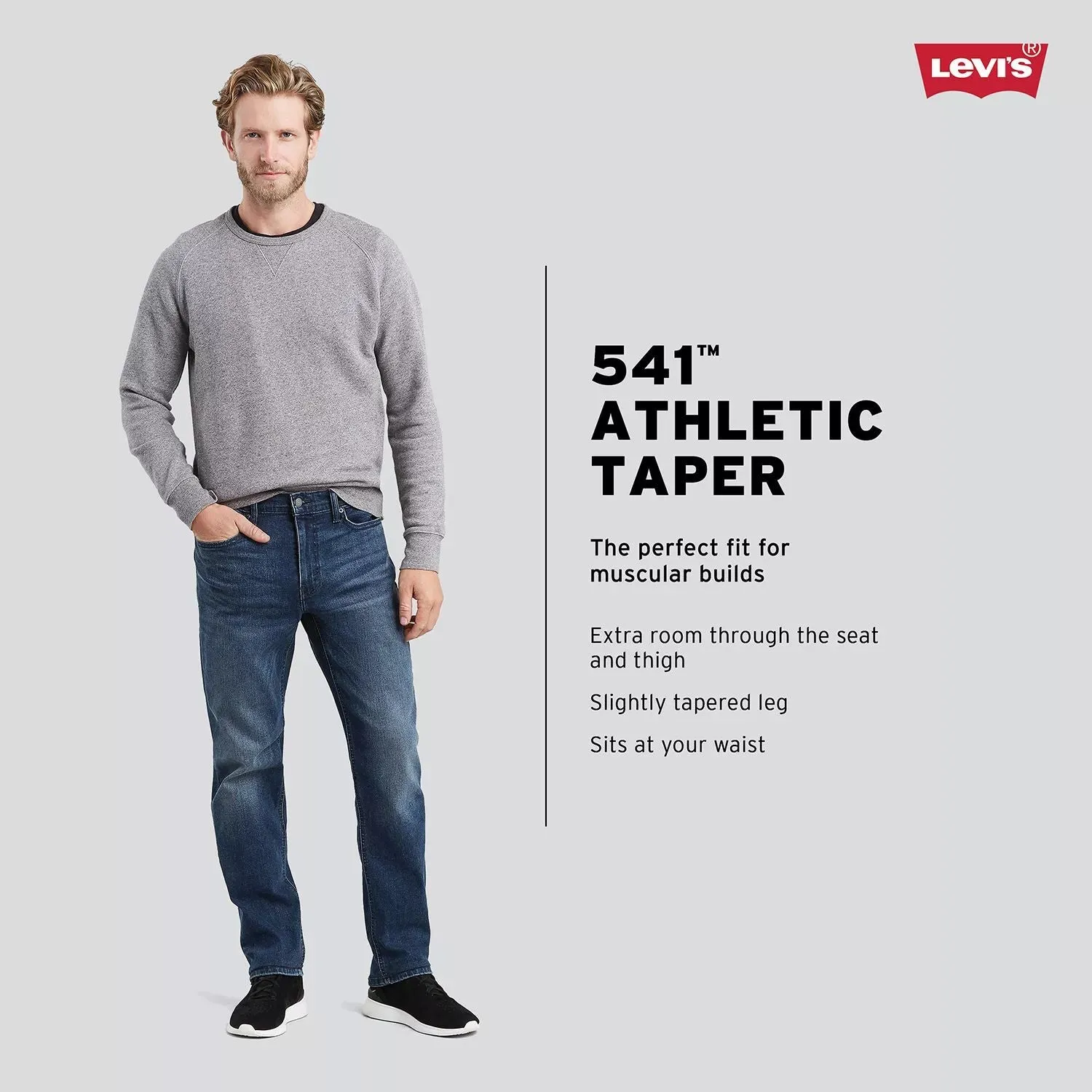 Levi's 541 All Seasons Men's Sports Stretch Skinny Jeans