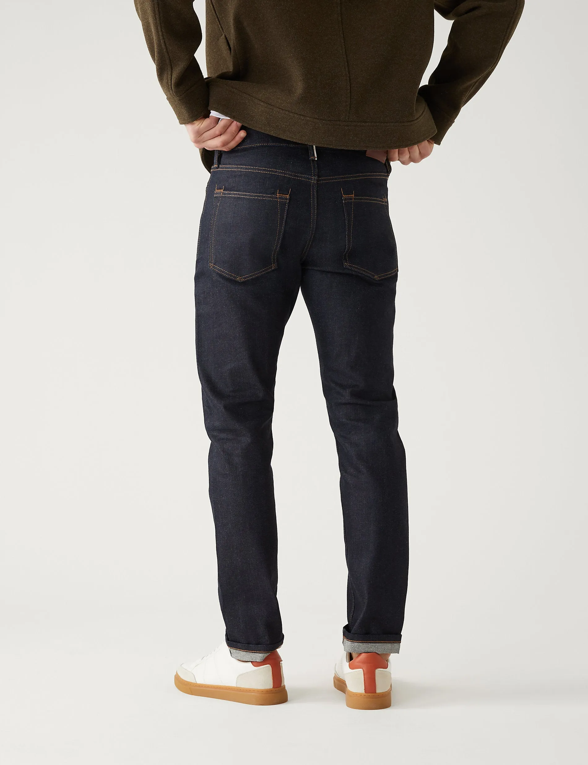 Marks & Spencer Slim Fit Japanese Selved Stretch Jeans