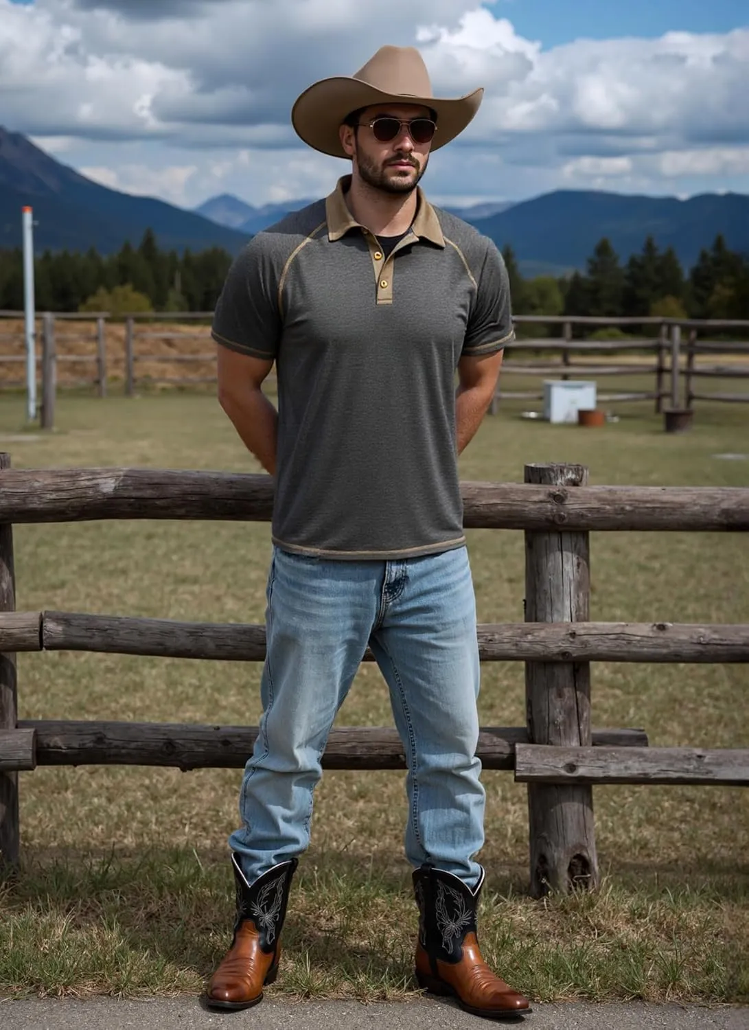 Mens Polo Golf Shirts Casual Short Sleeve Button Up Collared T-Shirt Fashion Work Business Tee Tops