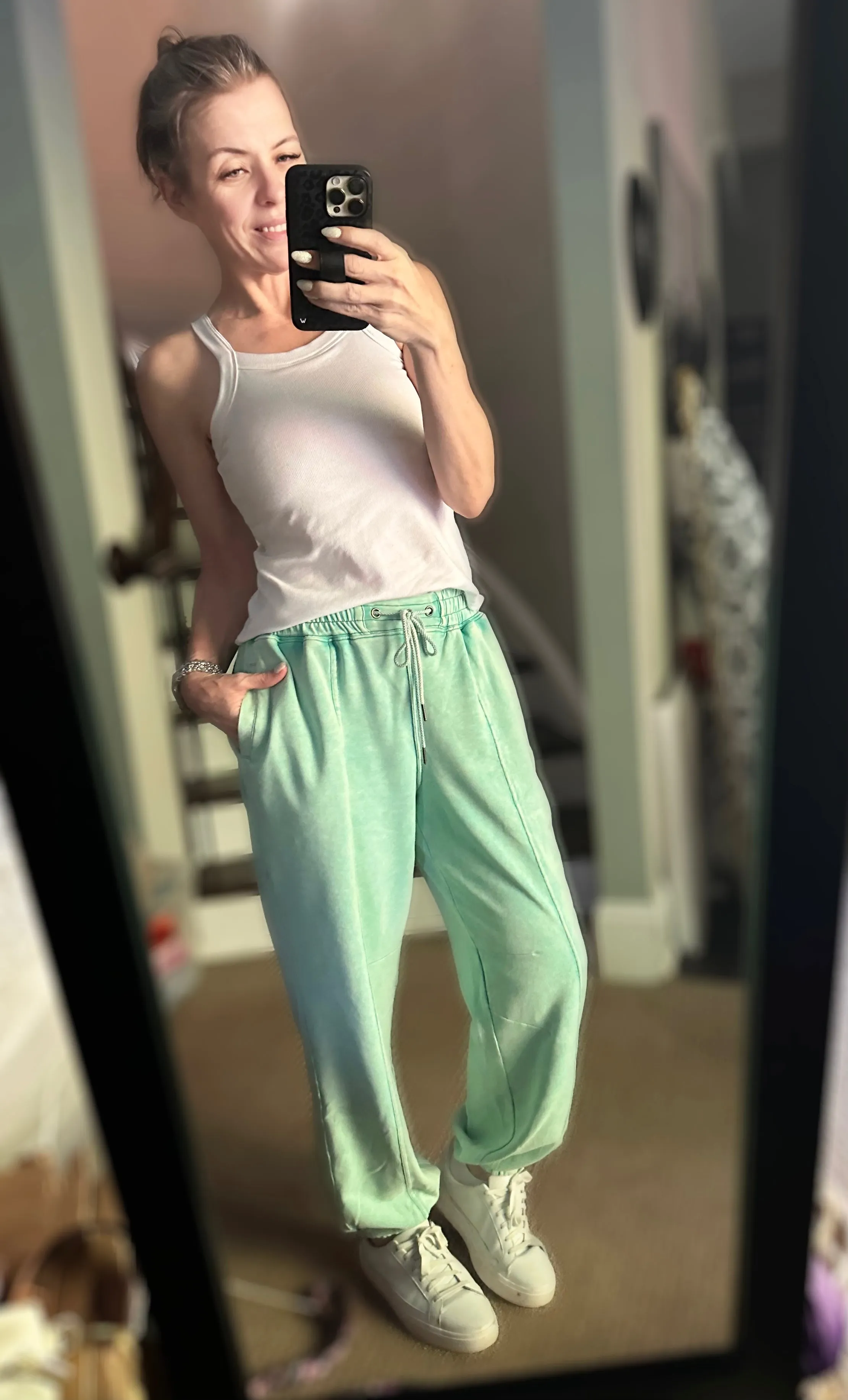 Mineral Washed Comfy Jogger Pants - Oli & Hali