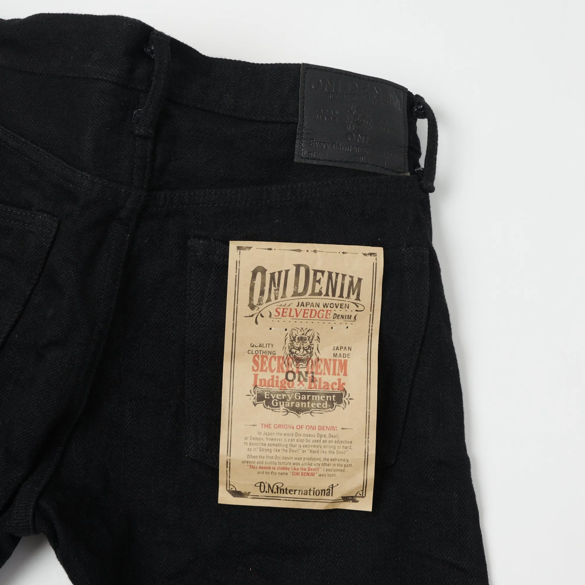 ONI 544ZR-IDBK 20oz 'Secret Denim' Slim Straight Jean - One Wash