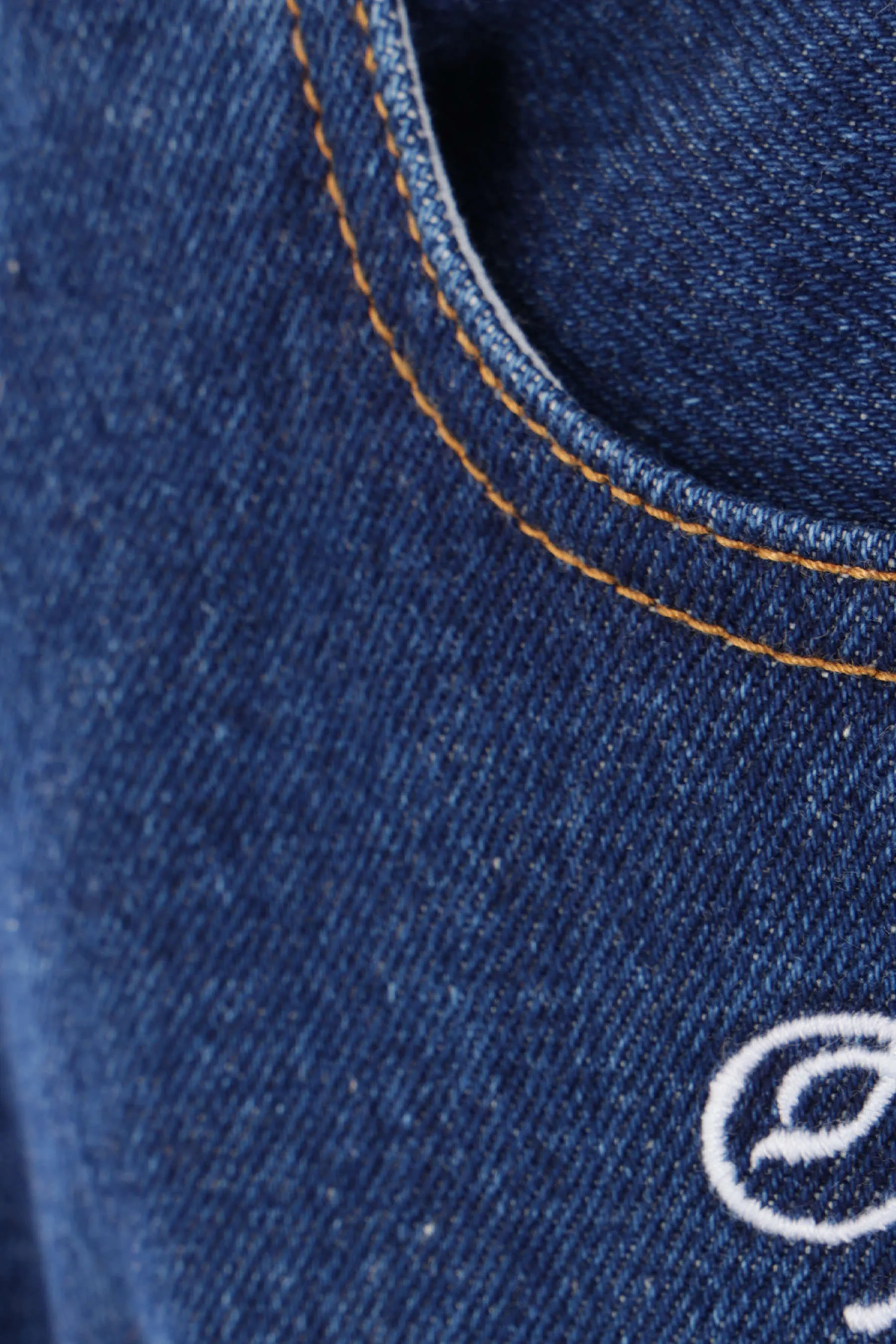 Script Tapered Jeans