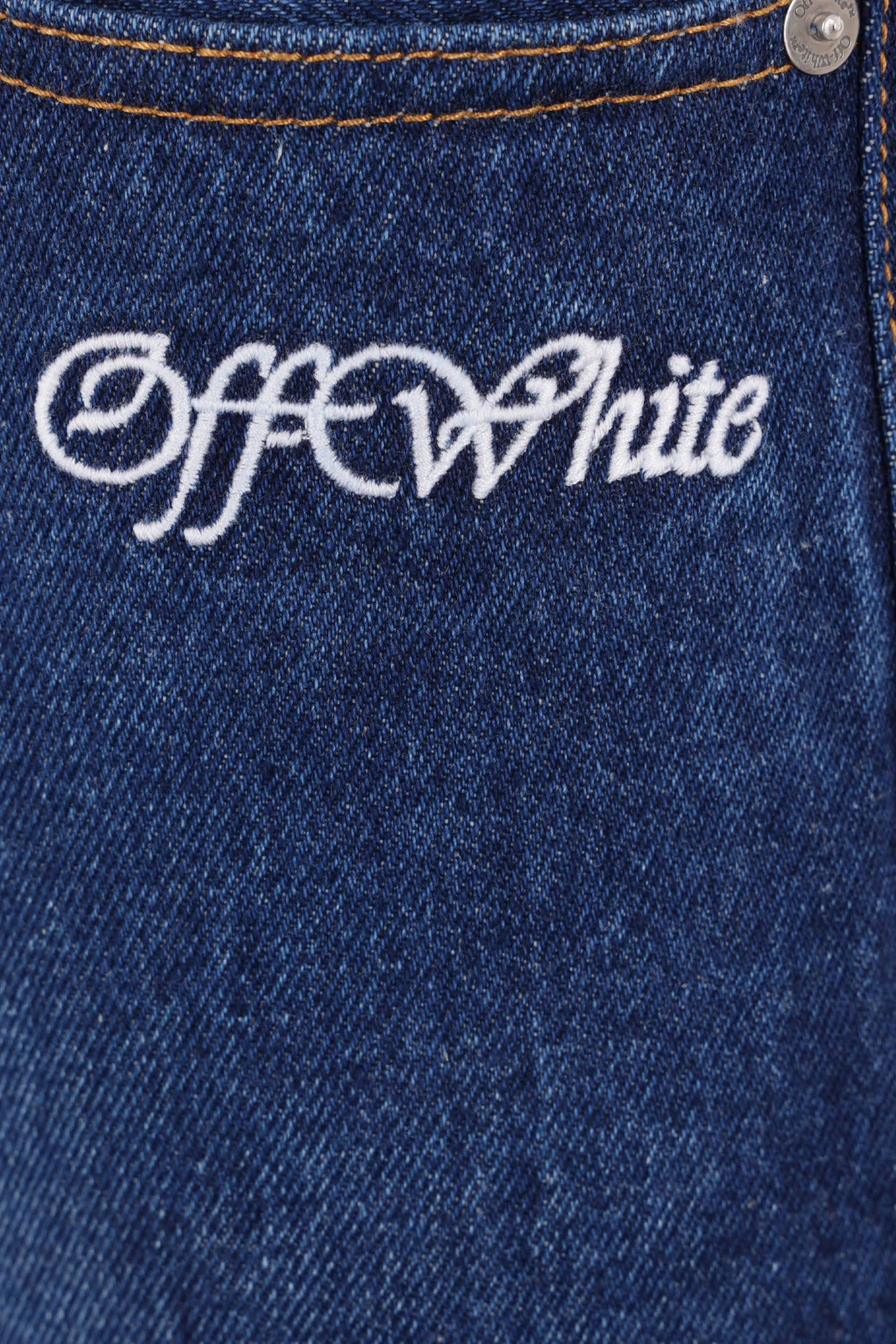 Script Tapered Jeans