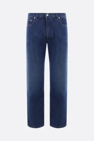Script Tapered Jeans