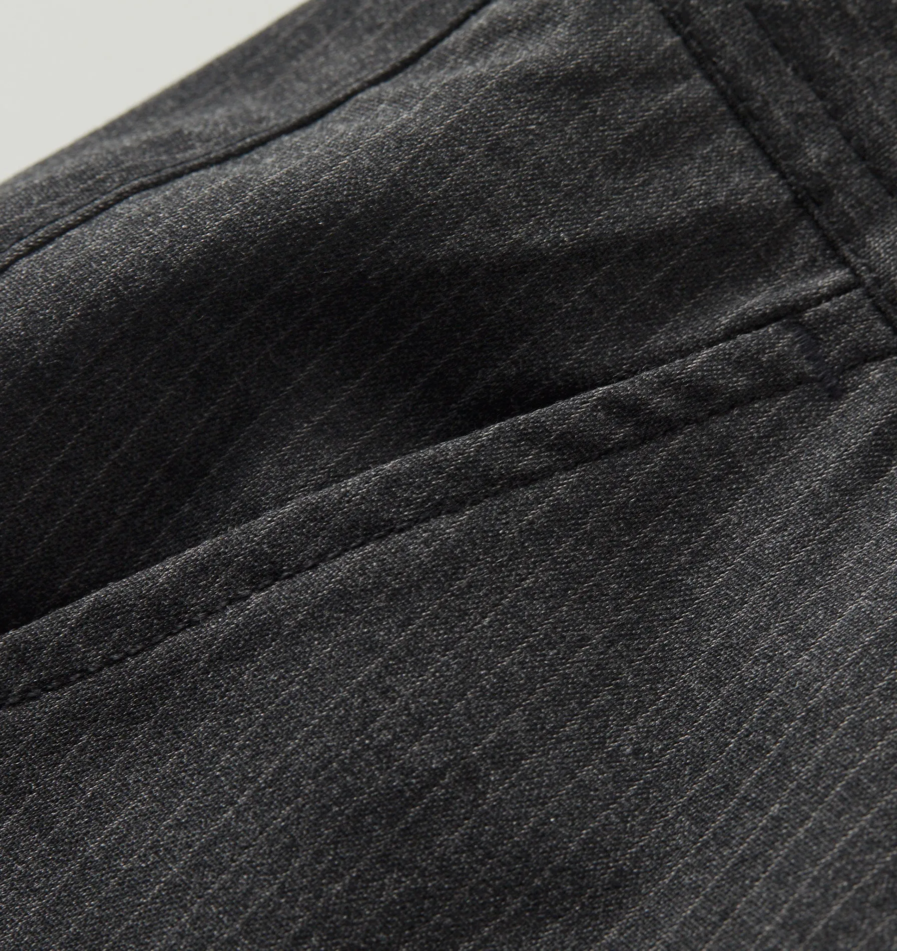 Smart Slim Kobe Pant - Tall - Charcoal Pinstripe