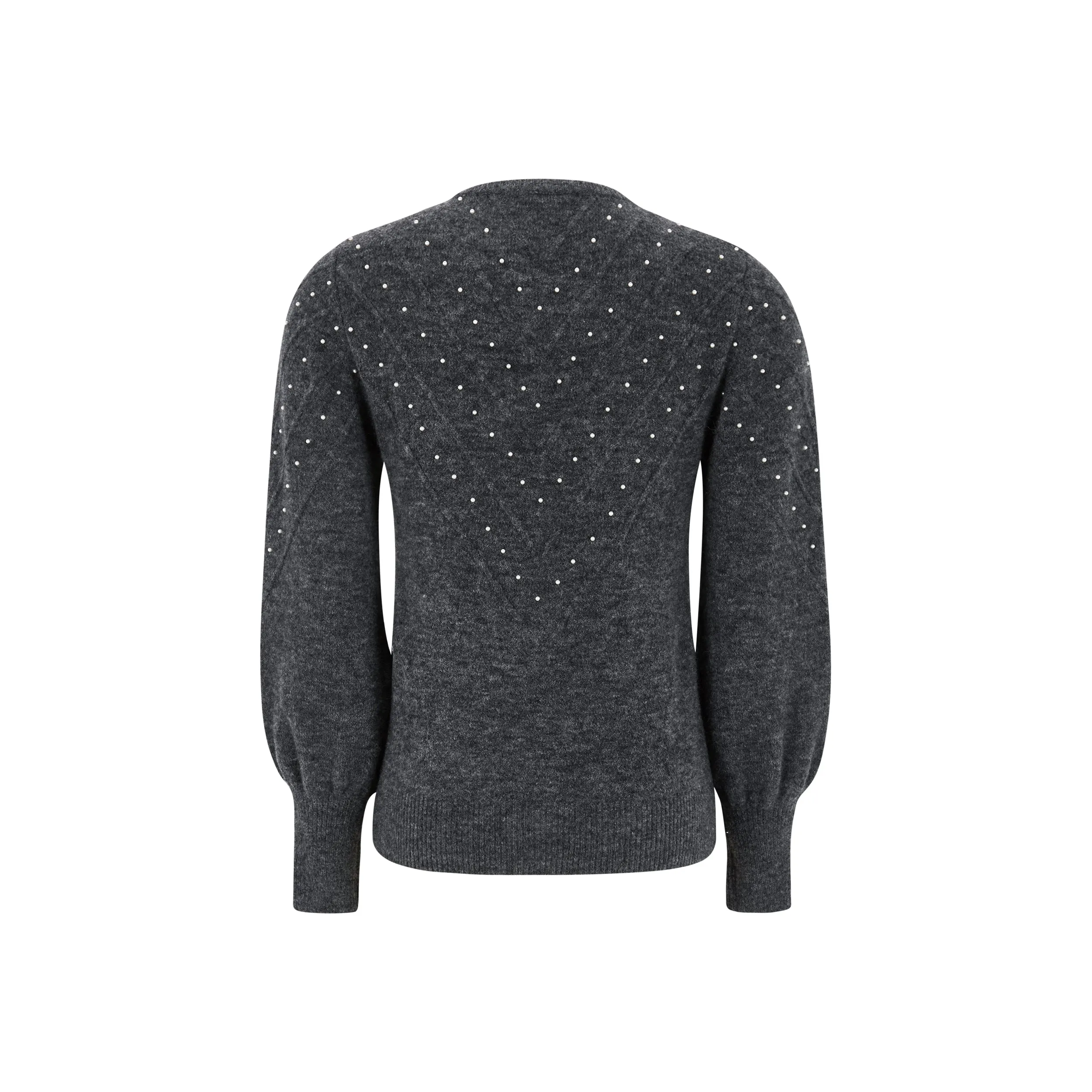 SRAdelina knit - Medium Grey Melange