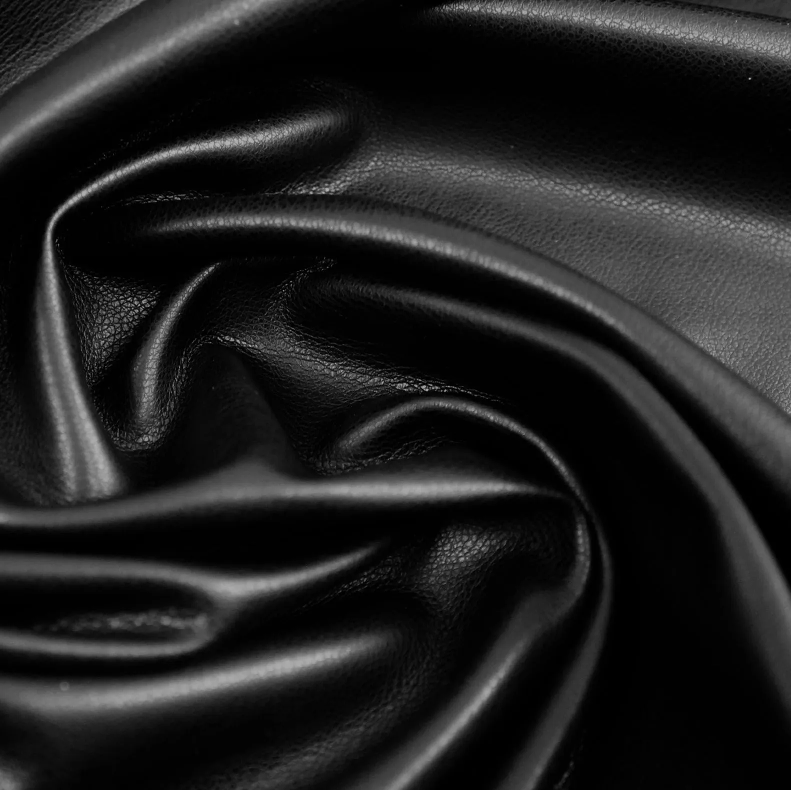 suede-backed supple faux leather - black